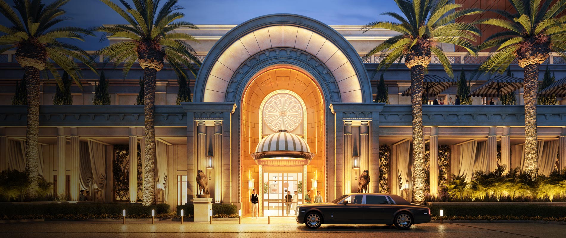 Wynn Al Marjan Island resort background